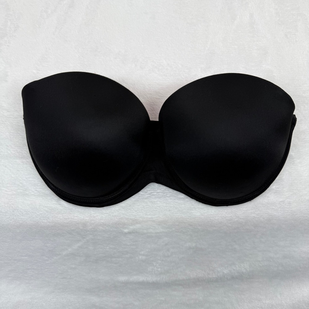 PINK Victorias Secret Wear Everywhere Multi-Way Push-Up Bra Black 32DD No Straps